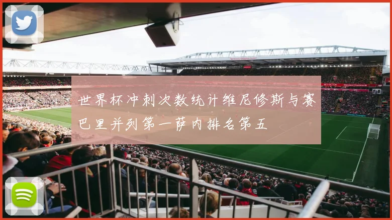 世界杯冲刺次数统计维尼修斯与赛巴里并列第一萨内排名第五